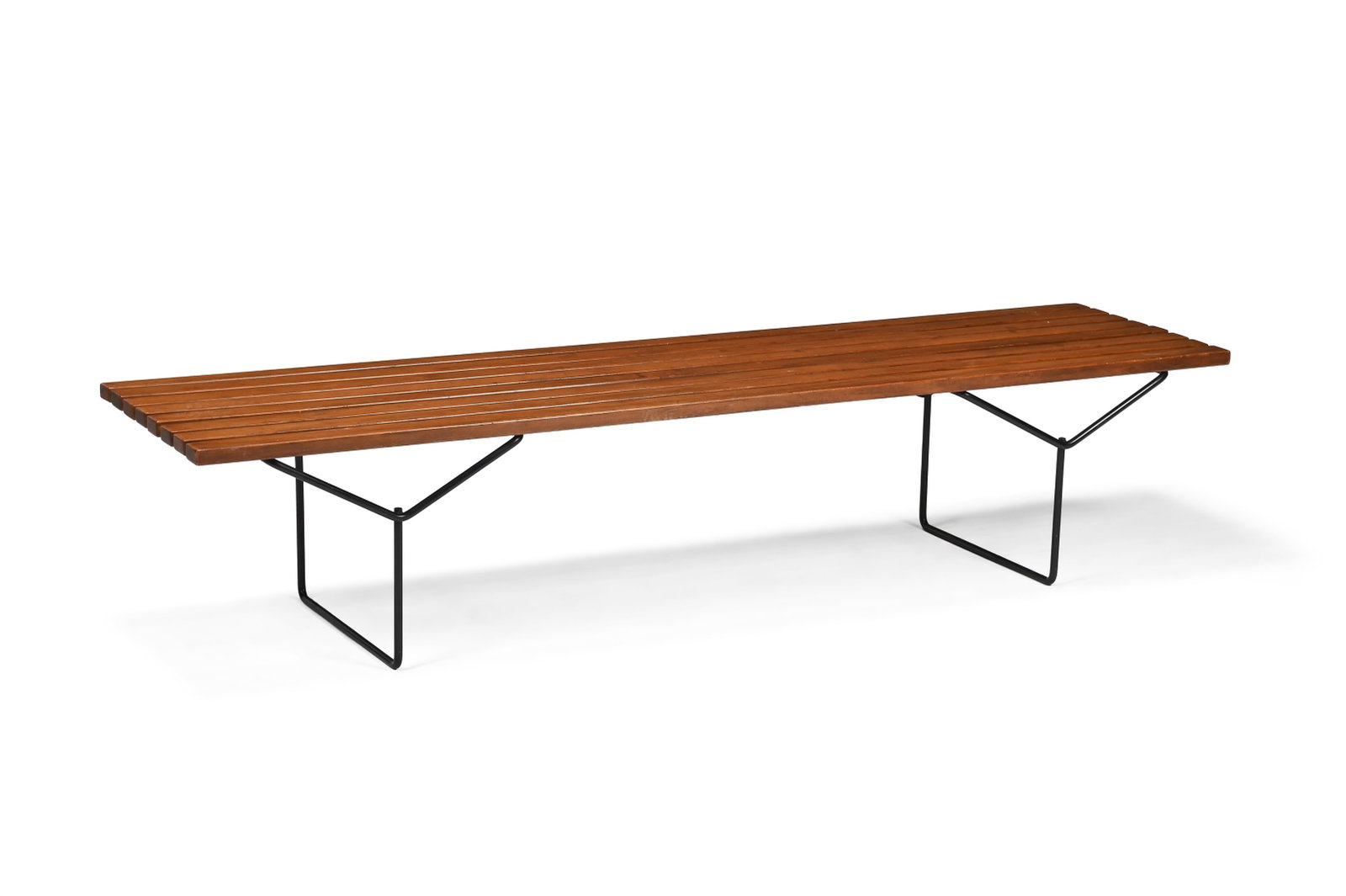 A SCANDINAVIAN BENCH, SECOND HALF 20TH CENTURY (1 of 2)