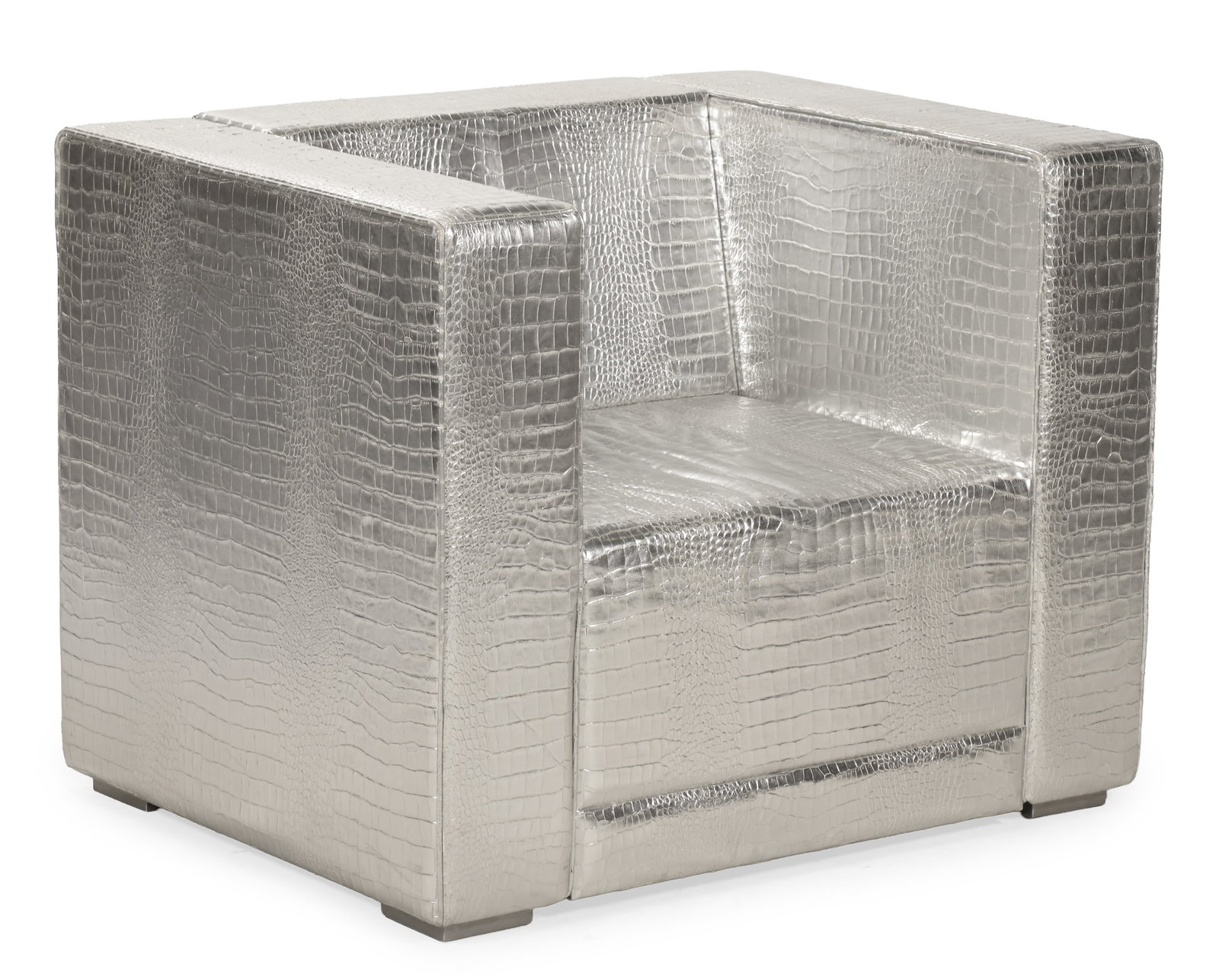 PHILIPP PLEIN (GERMAN, B.1978), CLUB ARMCHAIR, CIRCA 2000 (1 of 4)