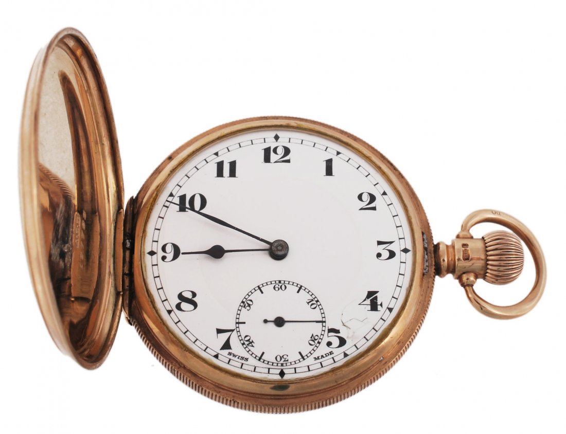 Dennison Watch Case Co., a 9 carat gold hunter poc