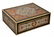 A Regency Boulle work and ebonised casket, circa 1815,