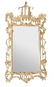 A carved giltwood wall mirror, in George III style,