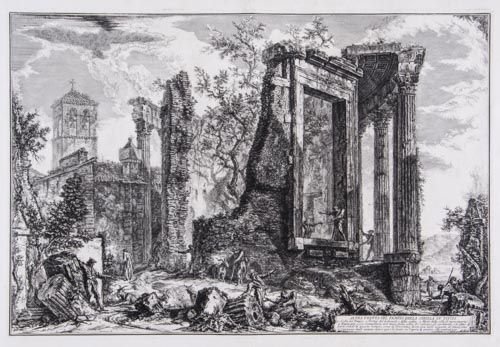 Giovanni Battista Piranesi (1720-1778) - Altra Veduta: Etching and engraving, on thick laid paper Circa 1761, first state of three, [H. 62; F. 765; W./E. 195] Uframed 445 x 665 mm. (17 1/2 x 26 1/4 in)