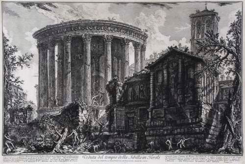 Giovanni Battista Piranesi (1720-1778) - Veduta del: Etching with engraving [H.61 I; F.764; W-E.194] 1761, Rome edition, 1st state 420 x 635mm. (16 1/2 x 25 in)