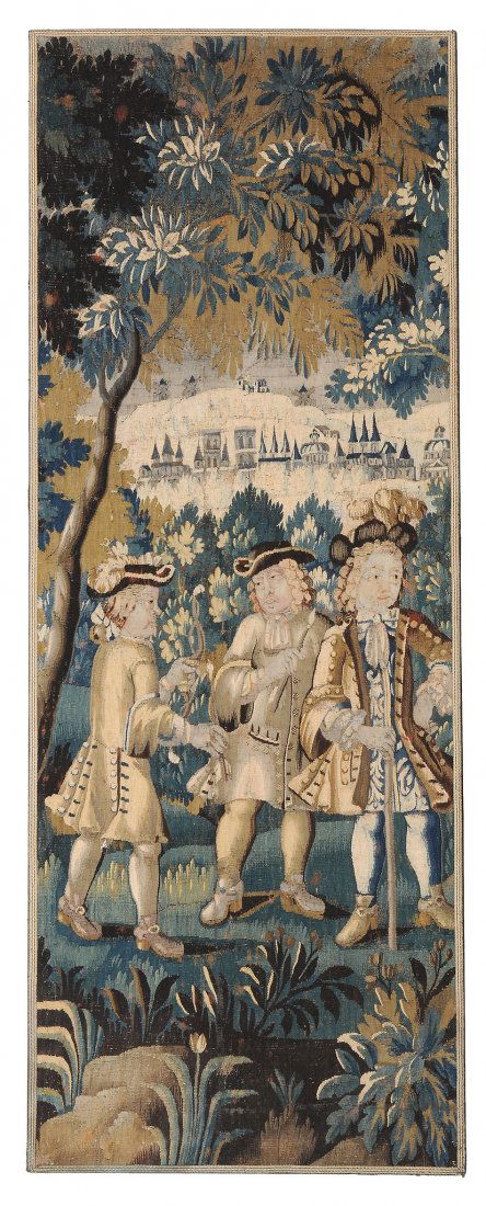 A Continental verdure tapestry panel, late17th/early (1 of 2)