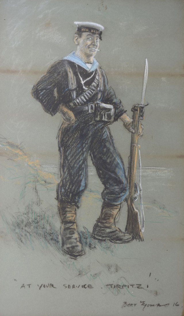 English School (1910s) - "A Hun Strafer"; "At Your (1 of 3)