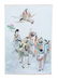 A Chinese Famille Verte porcelain Plaque, early 20th