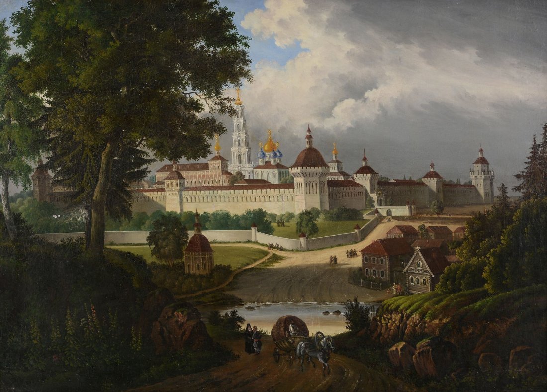 Russian School (19th century) - The Great Lavra of the (1 of 3)