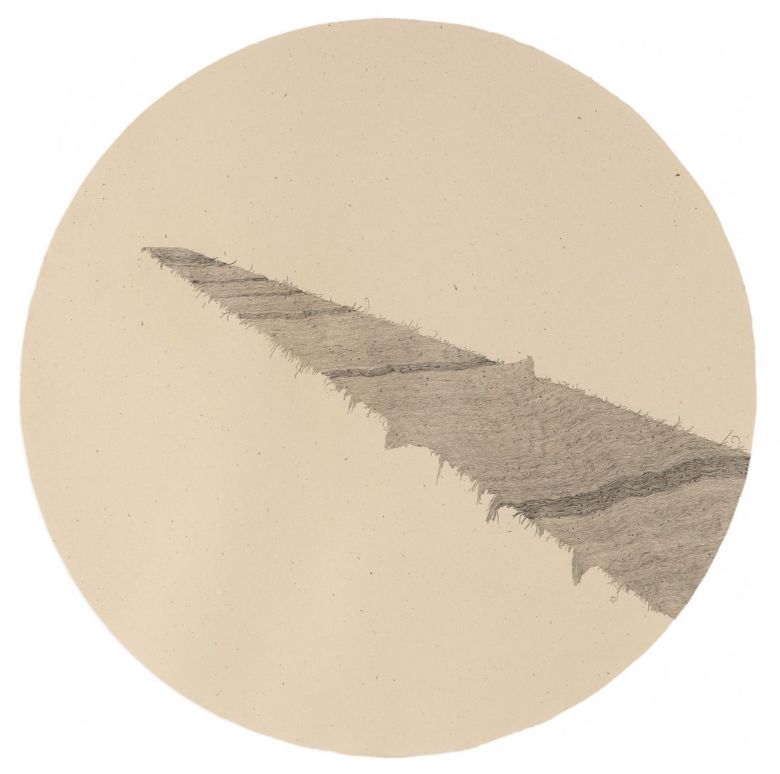 Peter Peri (b.1971) - Torch: pencil on paper, executed in 2003, diameter 37.5 cm (14 3/4 in) Provenance: Sadie Coles Gallery, London. Private Collection, UK. IMPORTANT: This lot is sold subject to Artists Resale Rights, details o