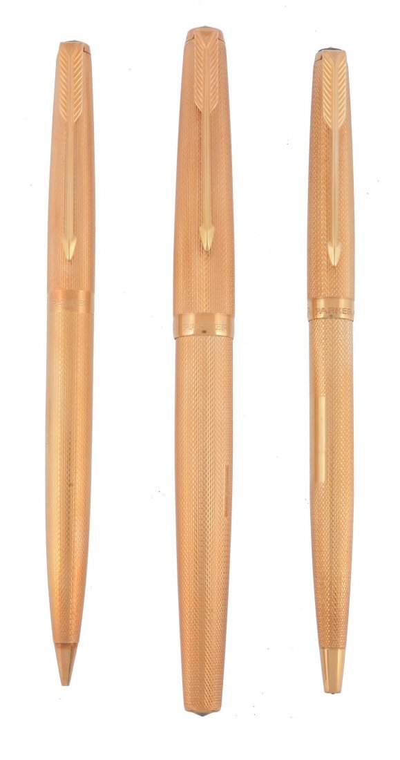 Parker, 61, Presidential, an 18 carat gold fountain pen (1 of 2)