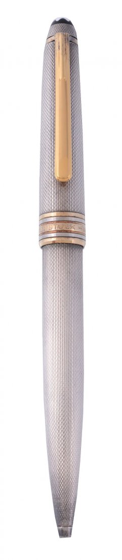 Montblanc, Meisterstuck, a silver ballpoint pen (1 of 1)