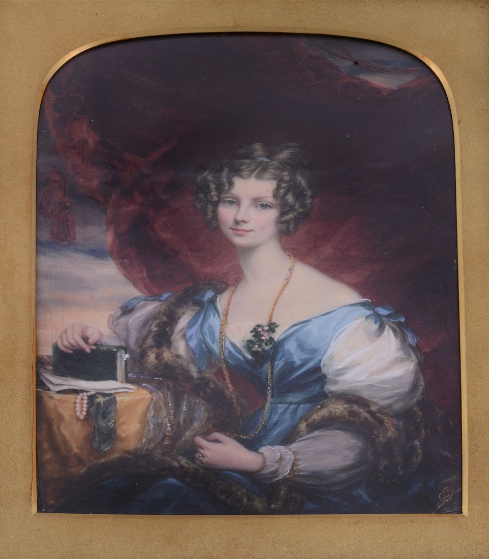 Christina Robertson Portrait of a young lady with a (1 of 2)