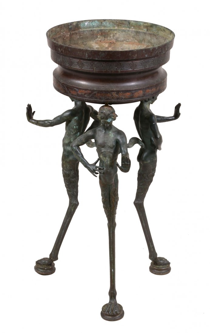 An Italian, probably Neapolitan bronze tripod (1 of 3)