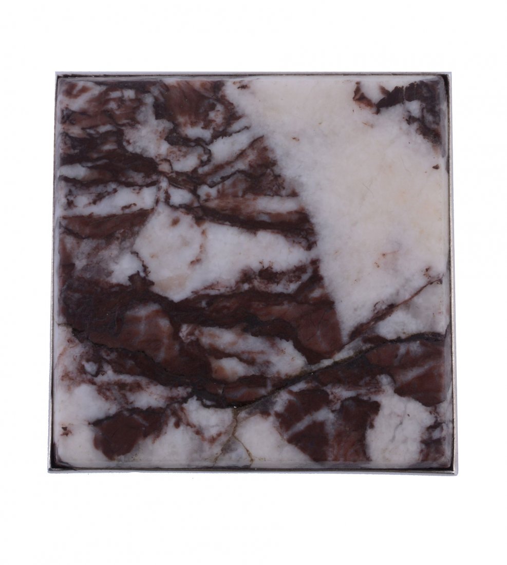 An early 20th century marble panel brooch designed for (1 of 2)