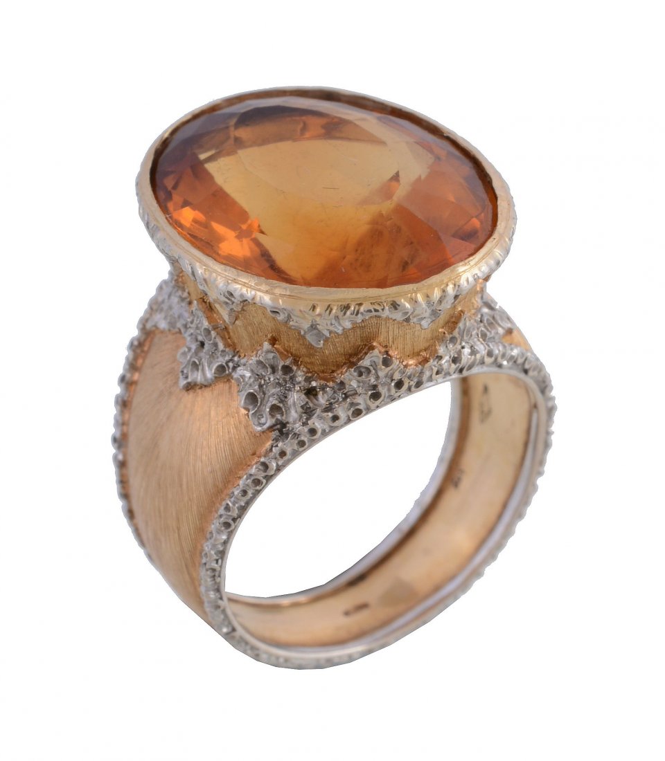 A citrine ring by Bucellati, the oval cut citrine (1 of 1)