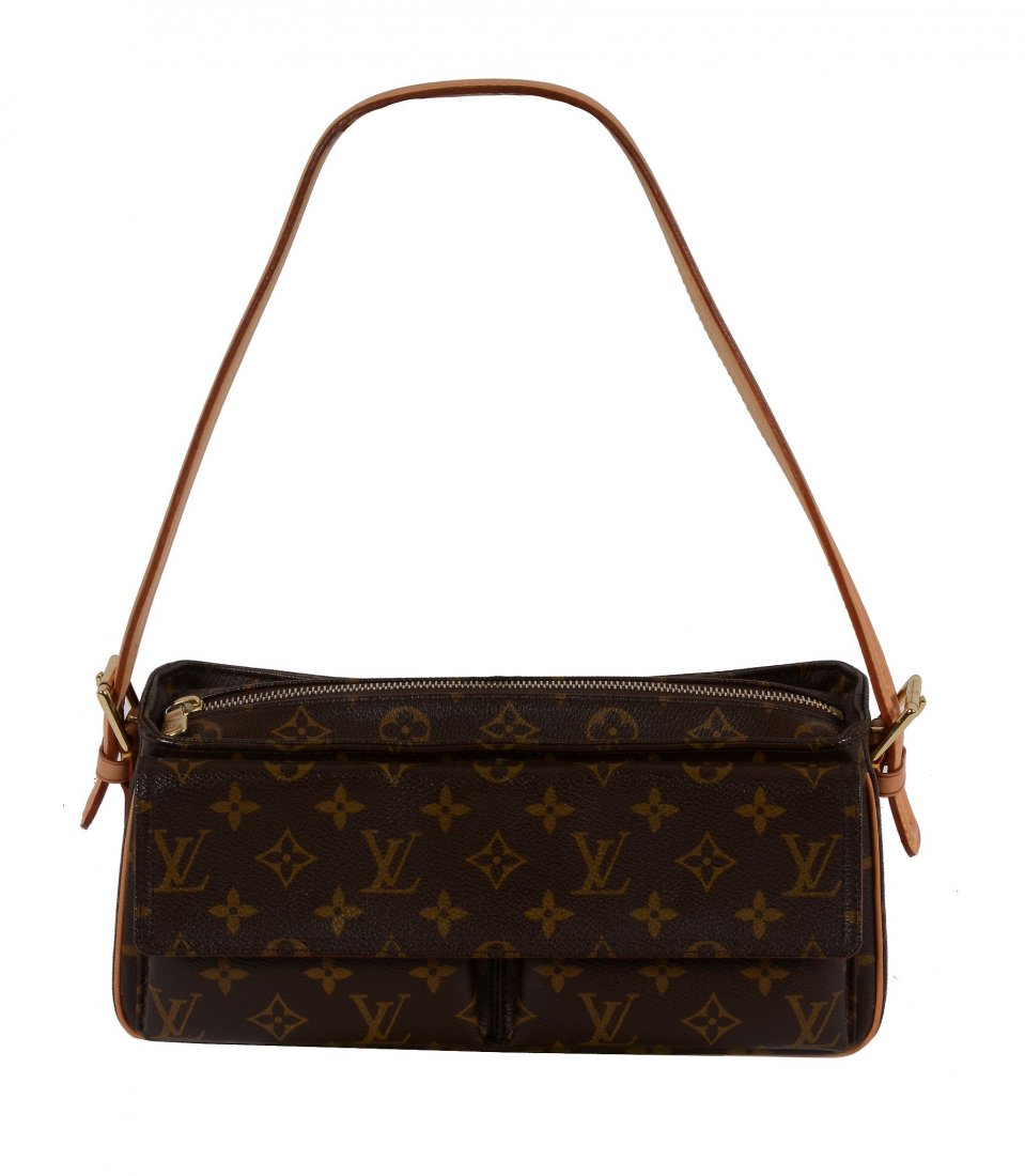 Louis Vuitton, Vita Cite PM, a brown leather monogram (1 of 3)