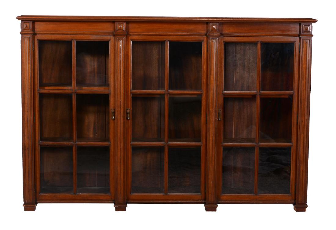 A mahogany and glazed bookcase, early 20th century, (1 of 1)