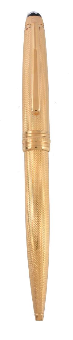 Montblanc, Meisterstuck, a silver ballpoint pen, with (1 of 2)