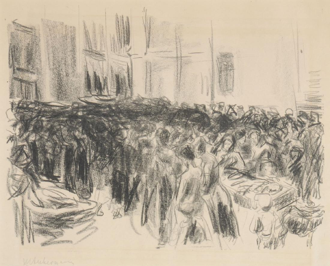 Max Liebermann (German, 1847-1935) - Judengasse (1 of 2)