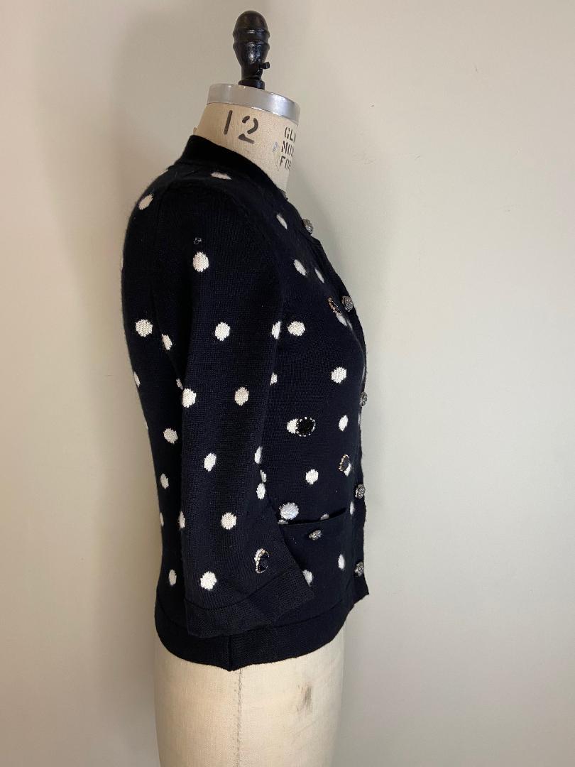 Chanel embellished polka-dot cardigan (1 of 3)