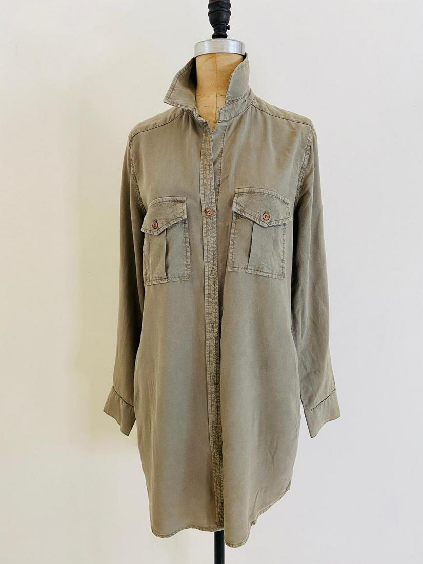 Bella dahl top: Army green Bella dahl top size m