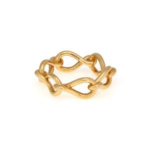 Cartier 18k Yellow Gold All Around Loop Link Band Ring (1 of 4)