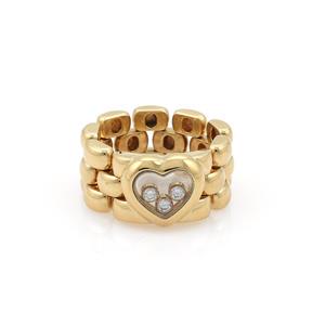 Chopard Happy Diamond 18k Yellow Gold 3 Rows Panther (1 of 5)