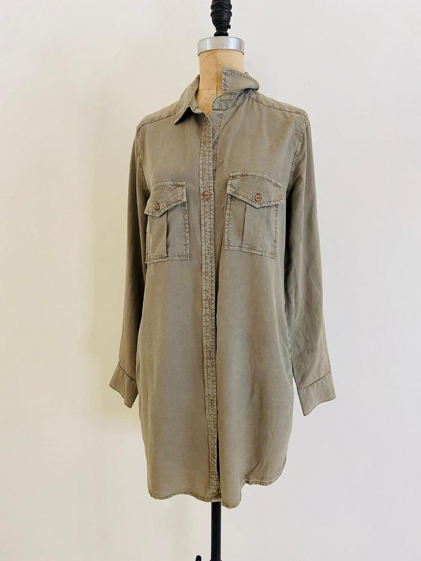 Bella dahl top: Army green Bella dahl top size m