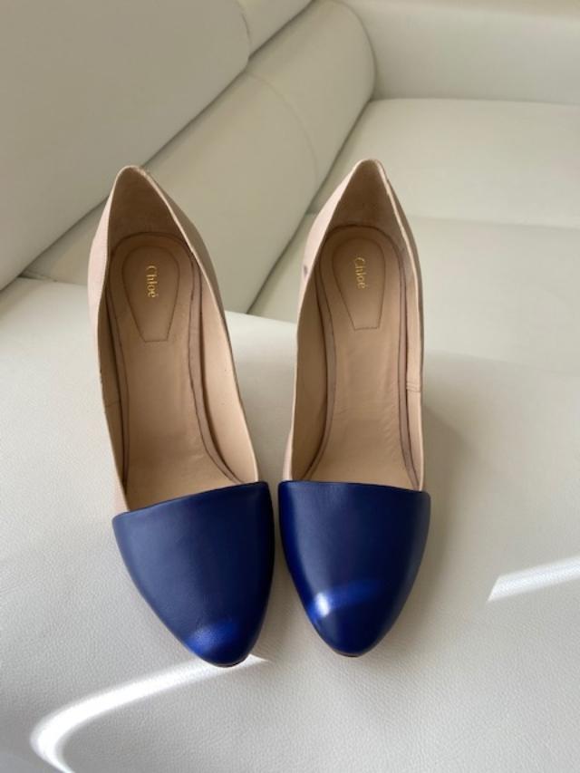 Chloe Pumps, beige and blue size 39: Chloe Pumps, beige and blue size 39