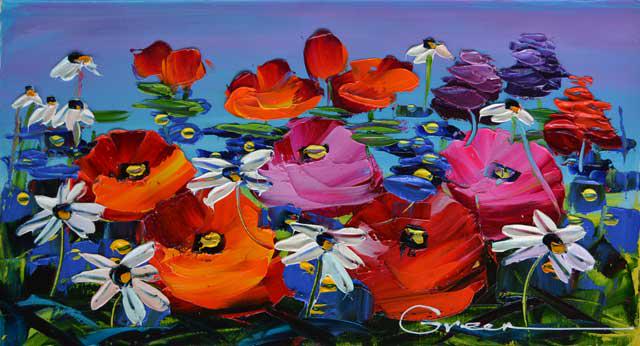 GREEN ** UNTITLED ** SIGNED ORIGINAL (1 of 2)