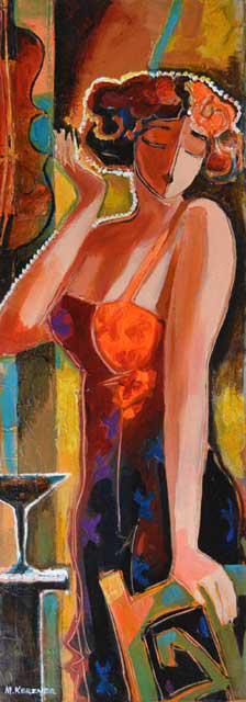 KERZNER ** EVENING ** SIGNED ORIGINAL (1 of 2)