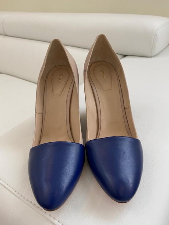 Chloe Pumps, beige and blue size 39: Chloe Pumps, beige and blue size 39
