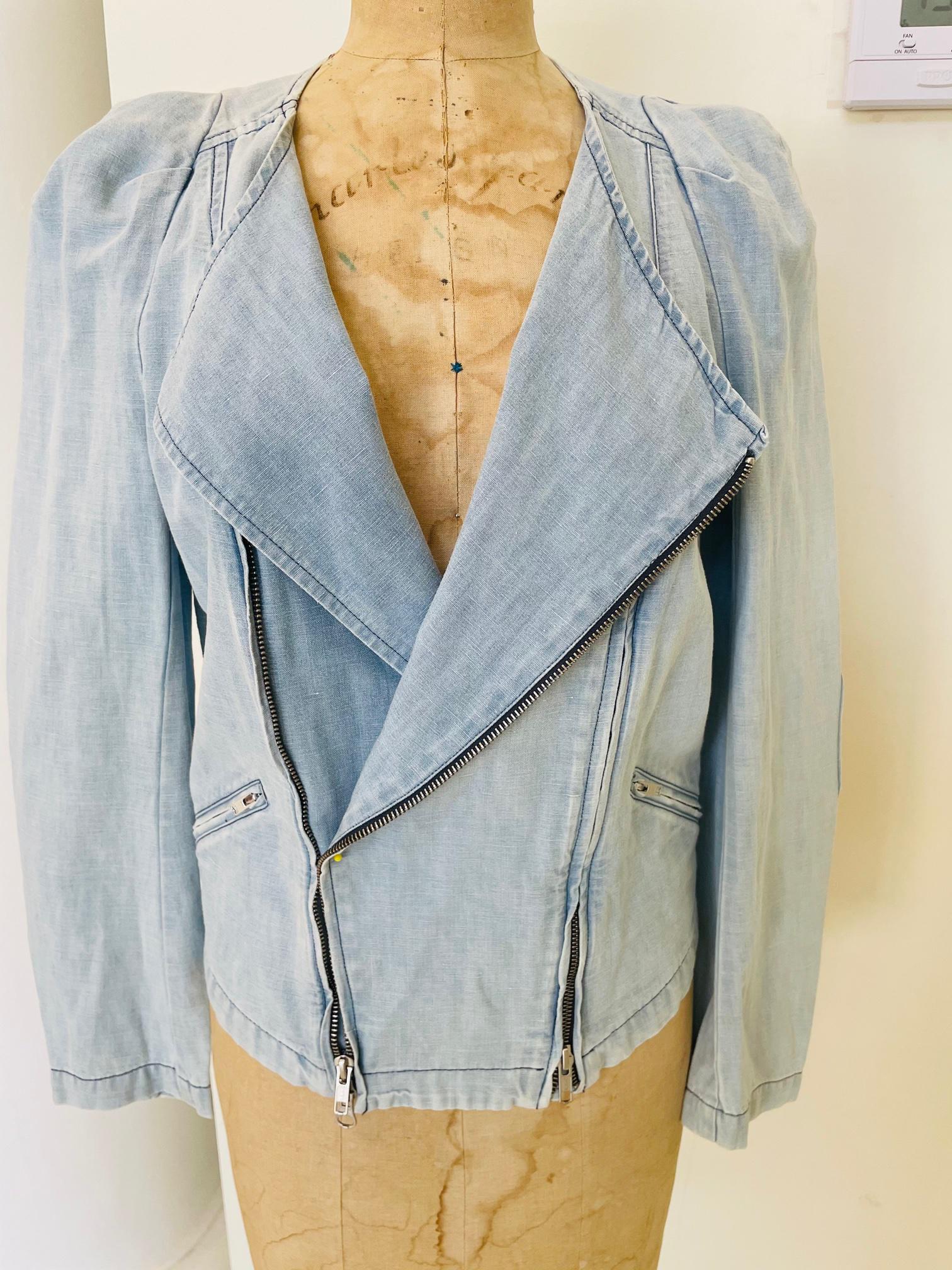 Isabel Marant  bomber jacket denim size M (1 of 8)