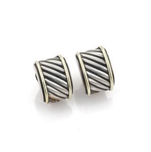 David Yurman Sterling 14k Yellow Gold Cigar Band Wide (1 of 5)