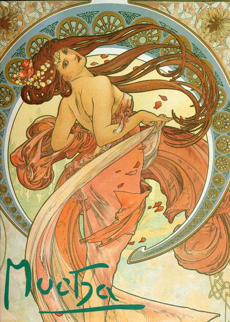 ALPHONSE MUCHA **UNTITLED: Artist: Alphonse Mucha Title: Untitled Medium: Fine Art Giclee on Canvas Image Size: Approximately 20 inches x 14 inches Framed: Unframed on Unstretched Canvas Details: This is a beautiful Reproductio