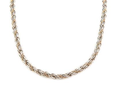 Tiffany &Co Vintage 925 Silver 18k Gold 6mm Twisted (1 of 4)