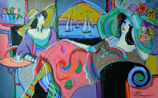 MAIMON ** UNTITLED ** ORIGINAL ACRYLIC (1 of 2)