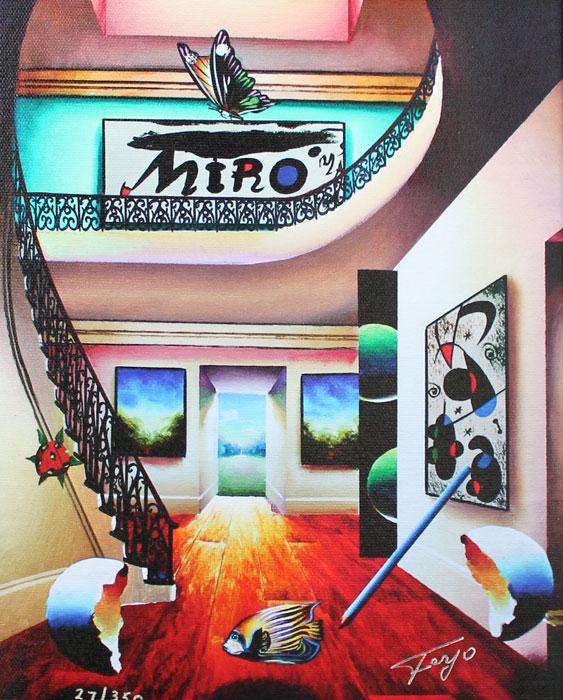 FERJO ** MIRO ** SIGNED CANVAS (1 of 2)