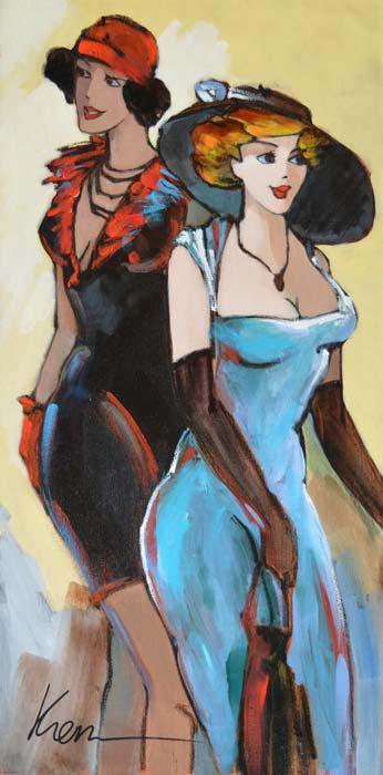 KANEVSKY "KEIN"** UNTITLED ** SIGNED ORIGINAL (1 of 2)