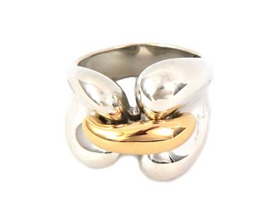 Georg Jensen Vintage Sterling Silver 18k Yellow Gold (1 of 5)