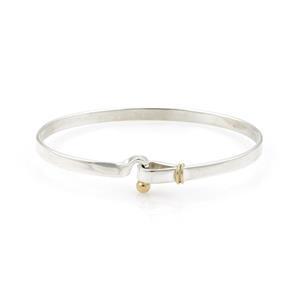 Tiffany & Co. Sterling Silver 18k Yellow Gold 4mm Hook (1 of 5)