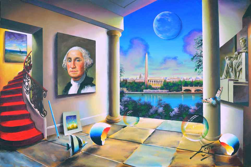 FERJO ** WASHINGTON ** SIGNED ORIGINAL (1 of 2)