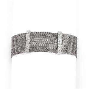 18k White Gold 1.50ct Diamond Multi-Chain & Bar Wide (1 of 4)