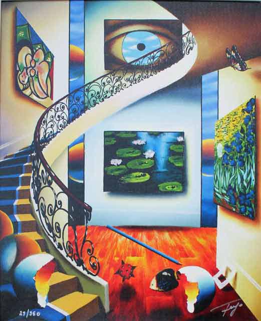 Artist: Ferjo (b. 1946) Title: Eye of a Master Medium: (1 of 2)