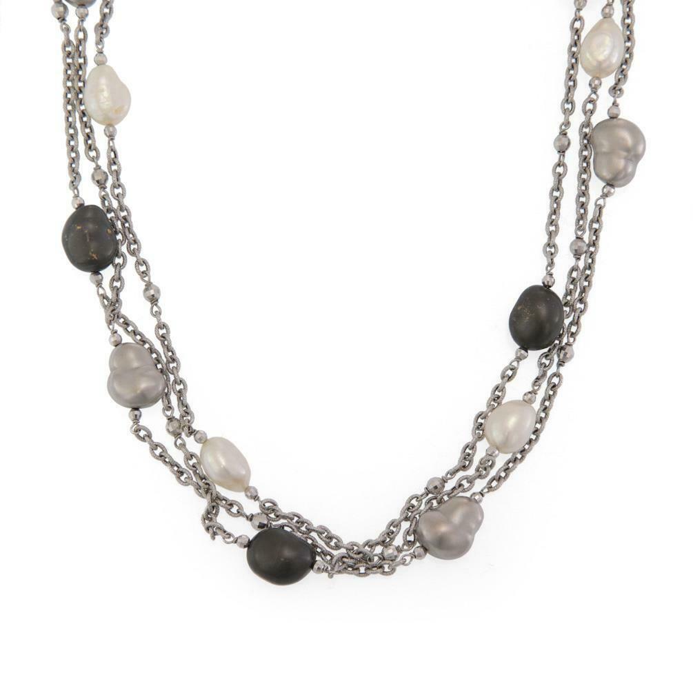 Roberto Coin Pearls 18k Tricolor Gold Triple Strand (1 of 5)