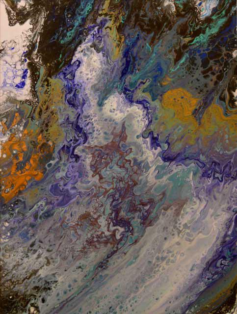 RAFAEL** ABSTRACT BEAUTY ** SIGNED ACRYLIC (1 of 3)