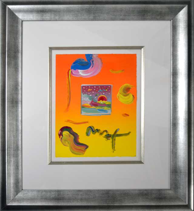 MAX ** WOODSTOCK SERIES: COSMIC RUNNER ** SIGNED MIXED MEDIA ORIGINAL (1 of 5)