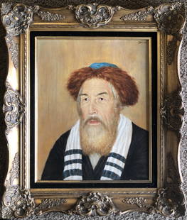 ANONYMOUS ** RABBI: Image Size: Approximately 16 inches x 20 inchesFrame Size: Approximately 23.5 inches x 27.5 inchesFramed as shown
