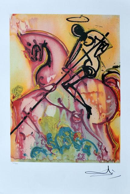 DALI **SAINT GEORGE & THE DRAGON** ON PAPER (1 of 3)