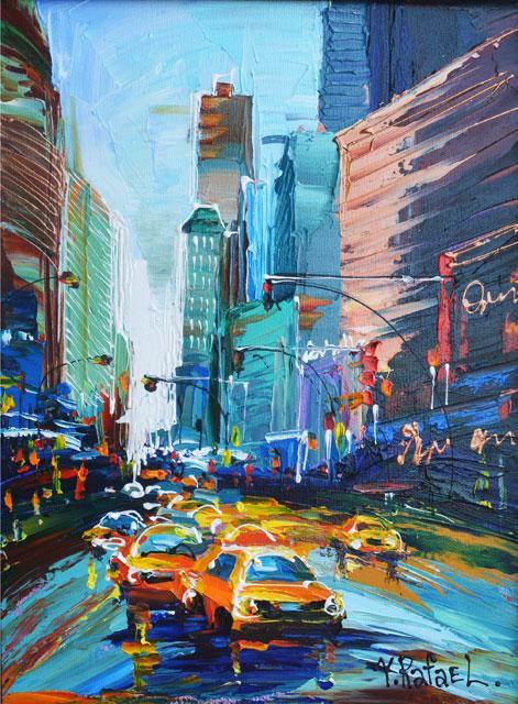 RAFAEL**CROWDED AVENUE ** SIGNED ORIGINAL (1 of 2)