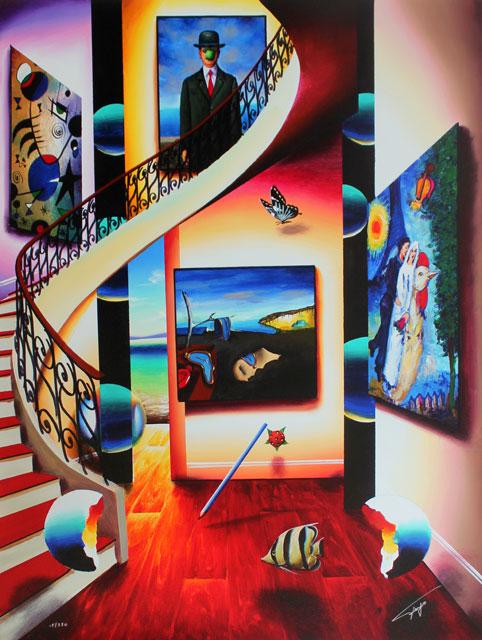 FERJO ** A MASTER’S POINT OF VIEW ** SIGNED CANVAS: Artist: Ferjo (b. 1946) Title: A Master’s Point of View Medium: Fine Art Giclee on Canvas Signature: Hand-signed by the Artist Limited Edition: 350 Image Size: Approximately 40 inches x 30 inche